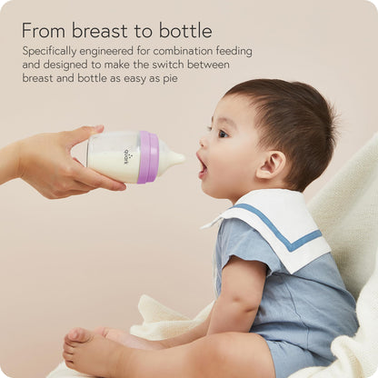 Hybrid Baby Bottle Feeding Bundle Anti Colic Set