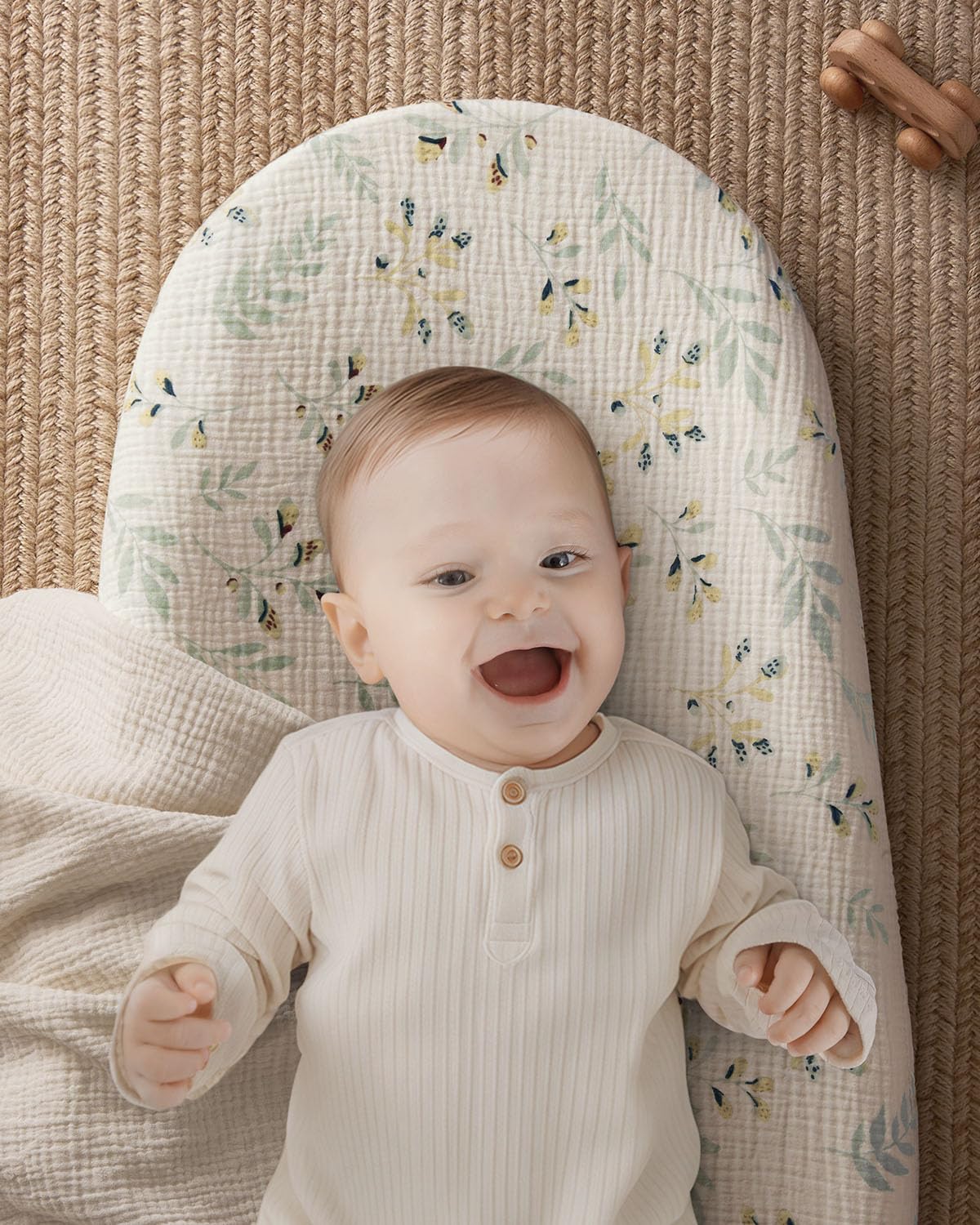 Muslin Baby Changing Pad Waterproof Foam Liner